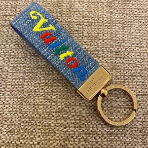 Louis Vuitton New Wave Key chain Denim